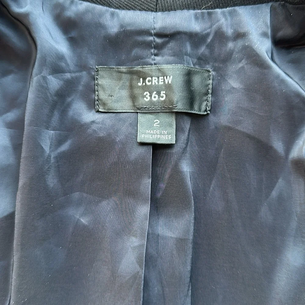 J.Crew Going Out Blazer Black size 2